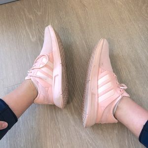 pink addidas shoes